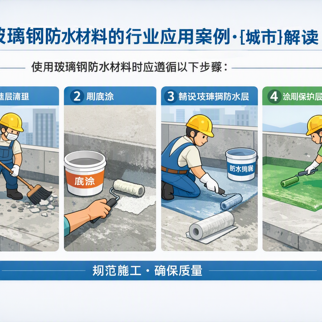 玻璃钢防水材料的行业应用案例,乌兰察布解读