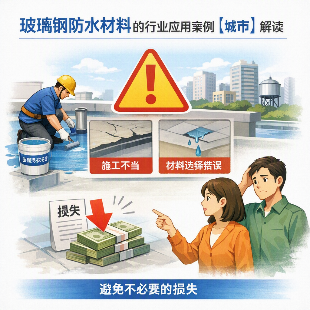 玻璃钢防水材料的行业应用案例,乌兰察布解读
