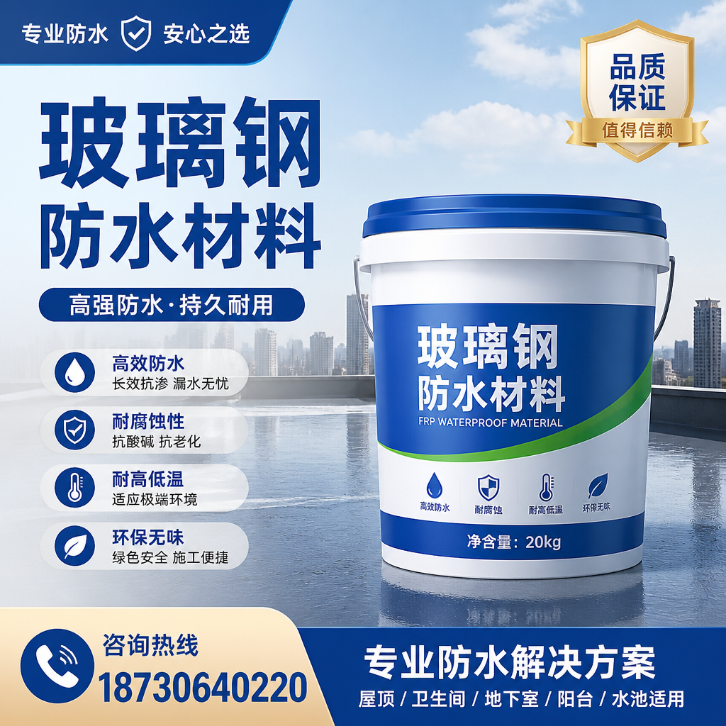 了解玻璃钢防水材料的市场趋势,乌兰察布 企业不可不知